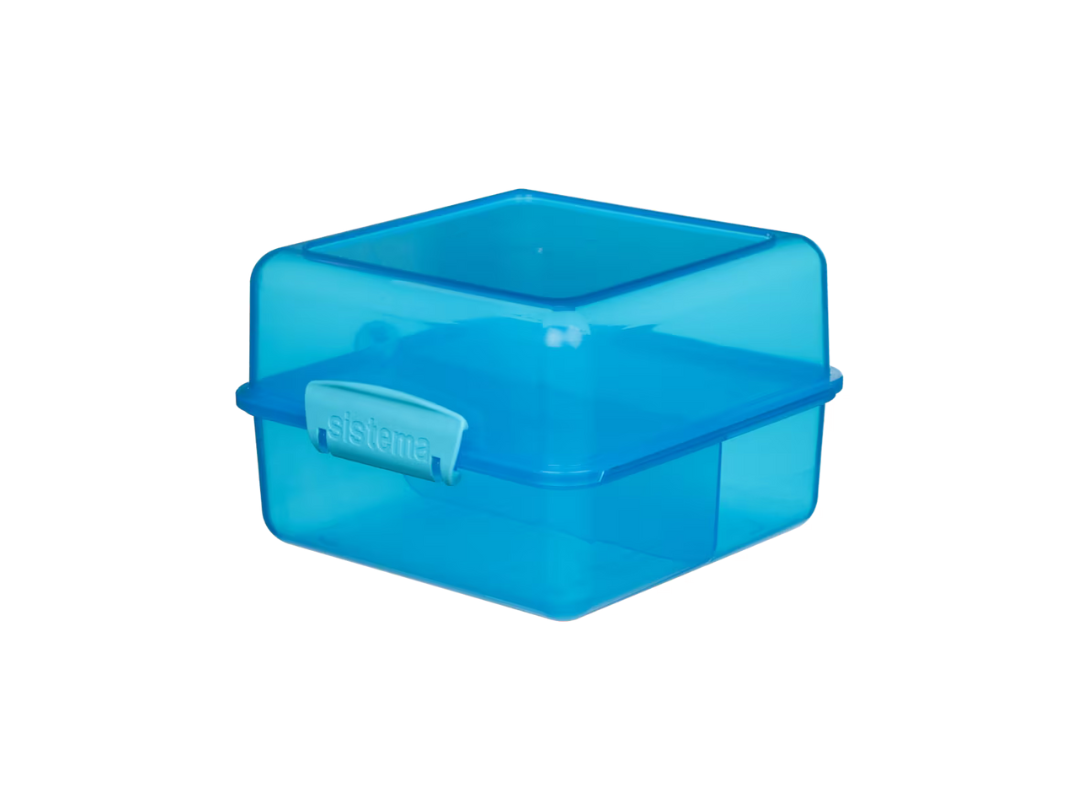 Buy Sistema 1.4L Lunch Cube – 2-Level Lunch Box | in Qatar Buy Sistema 1.4L Lunch Cube – 2-Level Lunch Box | in Qatar